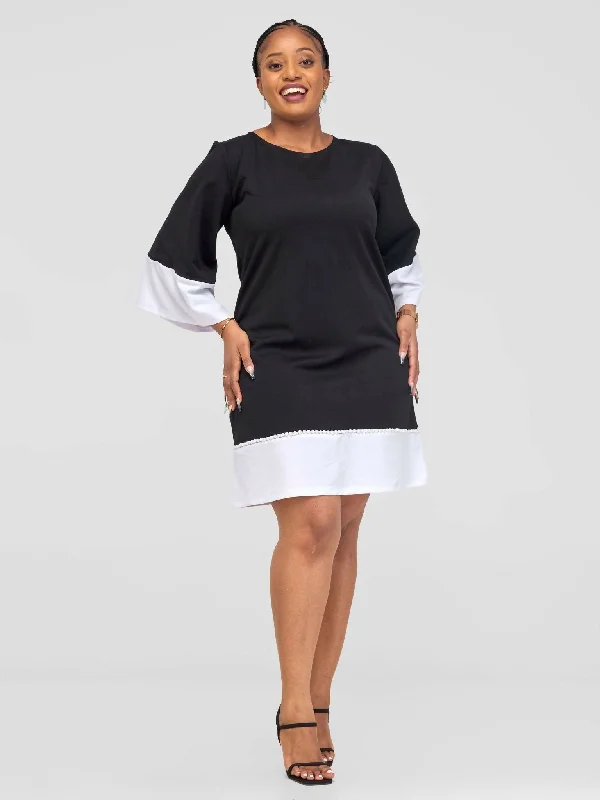 Enjoy Huge Discounts Now!JMC Alina Shift Dress - Black / White