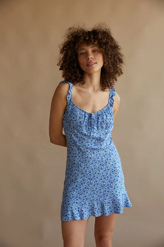 Limited Deals, Unlimited Savings!Lora Ruffle Strap Floral Mini Dress