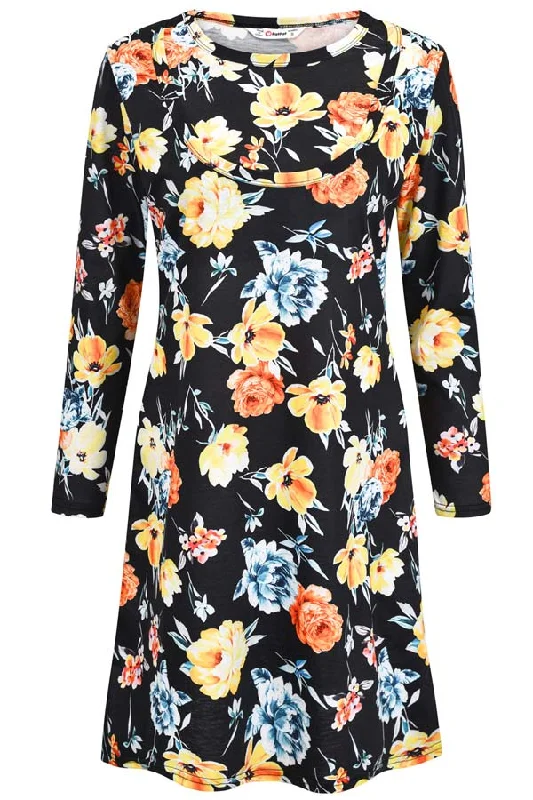 Enjoy Huge Discounts Now!Printed Breastfeeding Skirt Long Sleeve Double Breastfeeding Dress Enjoy Huge Discounts Now!Printed Breastfeeding Skirt Long Sleeve Double Breastfeeding Dress