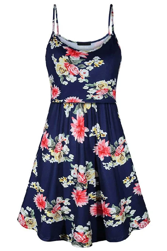 Shop Before It’s Gone!Printed Casual Home Breastfeeding Sling Dress