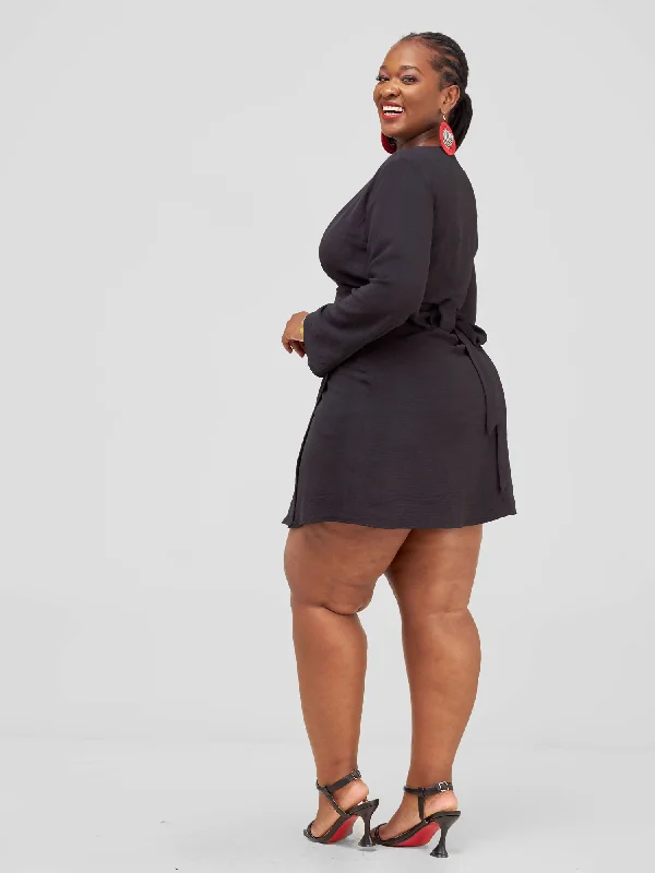 Exclusive Savings This Week!Purple Thread Canberra Wrap Dress - Black