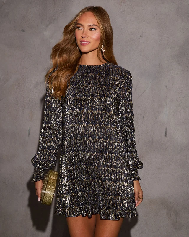 The Sale You’ve Been Waiting For!Sari Lurex Mini Shirt Dress