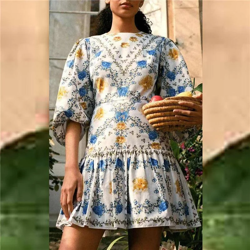 The Best Deals Won’t Wait!KittenAlarm - Shirley Floral Print Puff Sleeves Mini Dress The Best Deals Won’t Wait!KittenAlarm - Shirley Floral Print Puff Sleeves Mini Dress
