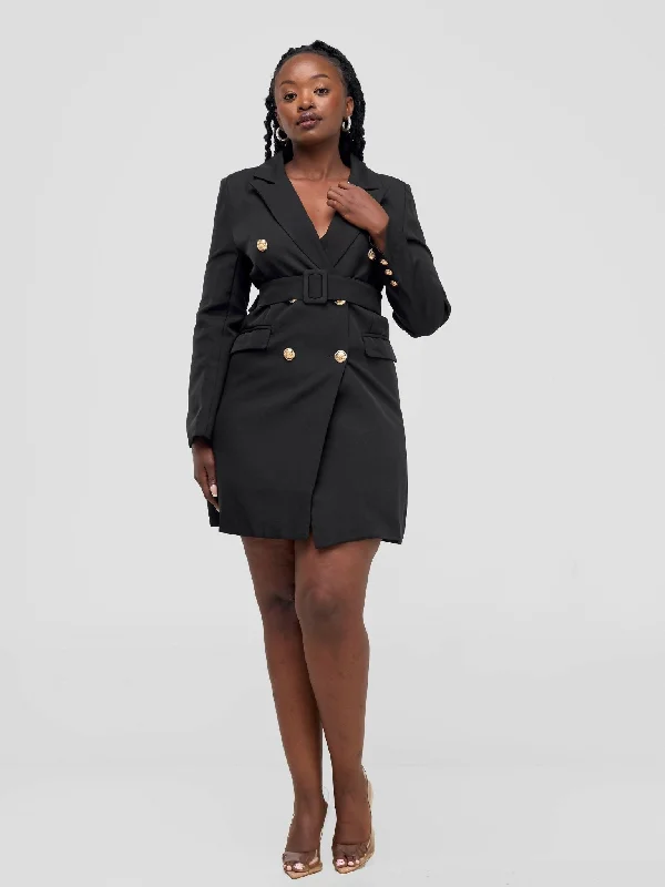 Don’t Wait – Shop Today!Stylish Sisters Mini Dress - Black