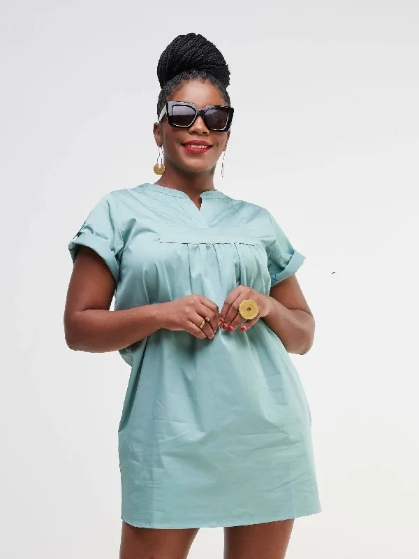 Your Chance to Save is Now!WCS Valuespot Cotton Dress - Green