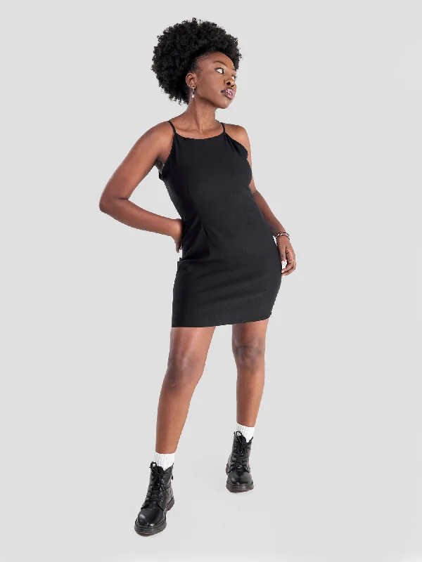 Your Dream Deal is Here!Yuni Halter Dress - Black
